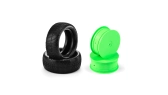 HUDY Pneumatiky a disk predné 4WD 1:10 off-road Dirt medium (2 ks), zelená