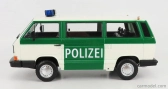 Kk-scale Volkswagen T3 Minibus Syncro Polizei 1987 1:18 Zelená Bílá