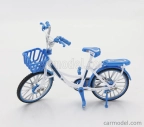Golden wheel models Bicicletta Lady Classic Bicycle 1:10 Modrá Bílá