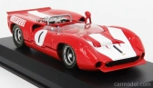Najlepší model Lola T70 Mkii Spider N 1 Winner Brands Hatch Guard Trophy 1966 J.surtees 1:43 červená biela