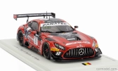 Spark-model Mercedes benz Amg Gt3 Evo 6.2l V8 Team Getspeed N 3 Winner Silver Class 24h Spa 2024 Yannik Mettler - James Kell - Anthony Bartone - Aaron Walker 1:43 Červená Černá