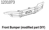 1231073 - Heavy Duty Front Bumper (Opt.) CR4.4