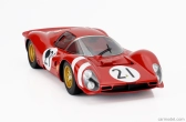 Mitica-r Ferrari 330 P3 4.0l V12 Coupe Ch.0848 Team Ferrari Sefac N 21 24h Le Mans 1966 Lorenzo Bandini - Jean Guichet 1:18 Red