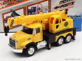 Maisto Mack Anthem Truck 3-assi Cane Gru 2020 1:64 žlto-čierna