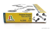 Italeri Accessories Set 8x European Tires And Rims For Truck 1:24 /