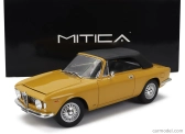 Mitica Alfa romeo Giulia 1600 Gtc Cabriolet Uzavretý 1964 - Interiér Čierna 1:18 Giallo Ochre - Žltá