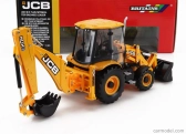 Britains JCB 3cx Plus Ruspa Gommata - traktorový škrabák 1:32 žltá čierna