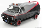 Greenlight GMC Vandura A-team Van - 1983 1:12 Šedá Černá