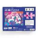 Mudpuppy Puzzle Kouzelní jednorožci 48 dílků