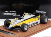 Tecnomodel Renault F1  Re30b V6 Turbo Team Renault Elf N 16 Winner France Gp 1982 Rene Arnoux 1:18 Bílá Žlutá Černá