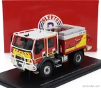 Alerte Renault D14 4x4 Tanker Truck Gimaex Ccfm 4000 Sapeurs Pompiers Securite Civile 2013 1:43 Červená Žlutá