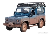 Britains Land rover Land Defender 90 Muddy (dirty Version) 1984 1:32 Blue Met
