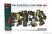 Miniart Accessories Oil & Petrol Cans 1930-1940 1:48 /