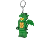 LEGO svietiaca kľúčenka – Zelená dračica