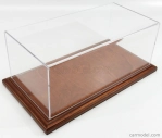 Atlantic Vetrina display box Molsheim Base In Legno - Wood Mahogany Base - Lungh.lenght Cm 32.5 X Largh.width Cm 16.5 X Alt.height Cm 12.5 (altezza Interna 12 Cm ) 1:18 Plastový Displej