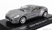 Edícia Aston martin One-77 2009 - Con Vetrina - S vitrínou 1:43 Grey Met