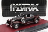 Matrix scale models Cord L-29 Phaeton Sedan Cabriolet Closed 1931 1:43 Černá Červená