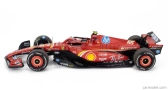 Bbr-models Ferrari F1  Sf-24 Team Scuderia Ferrari N 55 3rd Monaco Gp 2024 Carlos Sainz - Polifoam Packaging 1:18 Červená Černá