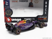 Bburago Red bull F1 Rb19 Team Oracle Red Bull Racing N 1 World Champion Winner Las Vegas Usa Gp 2023 Max Verstappen 1:43 fialová žltá červená