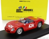 Art-model Ferrari 196 Sp S/n 0804 N 424 Winner Rally Trento-bondone 1962 L.scarfiotti 1:43 Červená