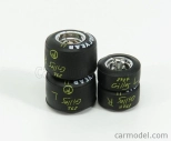 Brumm Accessories F1 Set Pneumatici Good Year E Cerchi - pneumatiky a disky 1:43 Black Silver