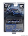 Mini-gt Nissan Silvia (s15) Team D-max Racing N 46 Grand Prix Rhd 2023 1:64 Černá Modrá