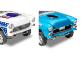 Plastic ModelKit MONOGRAM auto 4519 - ’55 Chevy Bel Air “Street Machine” (1:24)