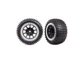 Kolesá Traxxas 2,2", disk sivý/chróm, pneumatiky Alias (2) (zadné)