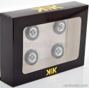Sada príslušenstva v mierke kk 4x sada kolies a pneumatík - Opel Kadett B Sport 1973 1:18 čierna