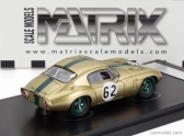Modely v mierke Matrix Lotus Elan 26r Coupe N 62 Racing 1964 1:43 Golden Green