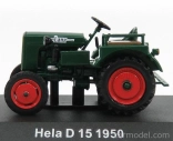Edicola Hela D15 Tractor Truck 1950 - Con Vetrina - S vitrínou 1:43 Zelená červená
