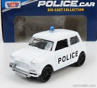 Motor-max Mini Cooper Police 1965 1:43 biely