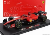 BAZAR - Bburago Ferrari F1  Sf-23 Team Scuderia Ferrari N 16 Season 2023 Charles Leclerc - Con Vetrina - With Showcase - Exclusive Carmodel 1:18 Červená Černá