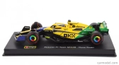 Bburago Mclaren F1  Mcl38 Team Mclaren N 81 2nd Monaco Gp (senna 30th Anniversary) 2024 Oscar Piastri - With Pilot And Showcase 1:43 Žlutá Zelená Černá