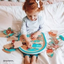 Bigjigs Toys Dřevěné vícevrstvé puzzle Farma