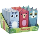 Vilac Drevené puzzle so zvieratkami 1 kus