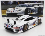 Werk83 Porsche 911 3.2l Gt1 Evo Team Porsche Ag N 25 24h Le Mans 1997 H.j.stuck - T.boutsen - B.wollek 1:18 Biela
