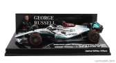 Minichamps Mercedes gp F1 W13e Team Mercedes-amg Petronas F1 N 63 (prvé víťazstvo v F1) Víťaz Brazilian Gp 2022 George Russell 1:43 Silver Green
