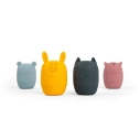 Bigjigs Toys Silikónové plyšové zvieratká do kúpeľa