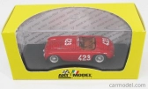 Umelecký model Ferrari 166mm Barchetta Spider Ch.0034 N 423 Winner Giro Di Sicilia 1952 Marzotto - Marini 1:43 Red