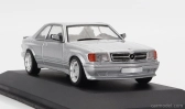 Solido Mercedes benz S-class 560sec Amg (c126) Wide Body 1990 1:43 Strieborný
