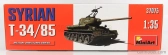 Miniart Kampfpanzer T-34/85 Vojenský tank Sýria 1944 1:35 /