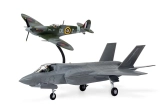 Airfix Spitfire Mk.Vc, F-35B Lightning II (1:72) (darčeková súprava)