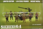 American diorama Figures Set - Soldiers 1:64 Vojenská Zelená