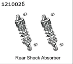 1210026 - Alu Rear Shocks - Buggy (2)
