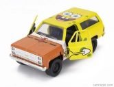 Jada Chevrolet Blazer K5 s figúrkou Spongebob Squarepants 1980 1:32 žltohnedý