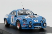 Trofeu Renault Alpine A110 N 9 Rally Ypres 1975 M.nusbaumer - Jimmy 1:43 Modrá
