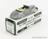 Officina-942 Fiat 1500 Cabriolet Carrozzeria Viotti 1940 1:76 Grigio Met