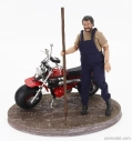 Clc-models Motozodiaco Tuareg 1972 With Bud Spencer Action Figure - From Movie - Altrimenti Ci Arrabbiamo - Tv Series - - Motorcycle 1:12 Red