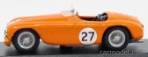 Art-model Ferrari 166 Barchetta Spider N 27 Winner Zandvoort 1950 H.roosdorp 1:43 Orange